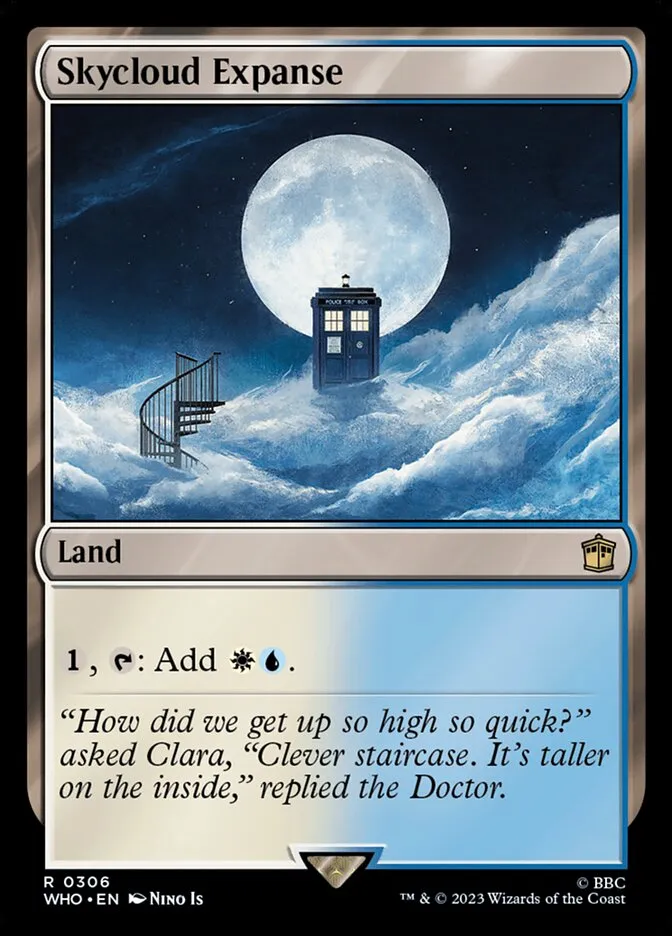 2023 Doctor Who Skycloud Expanse #306 rare card image