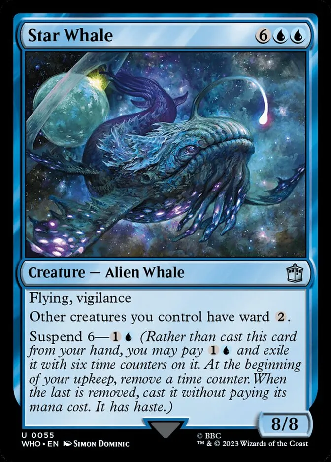 2023 Doctor Who Star Whale uncommon #55 uncommon card image