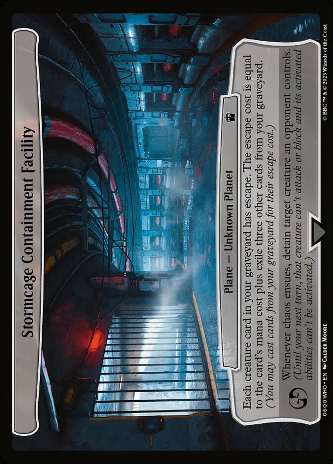 2023 Doctor Who Stormcage Containment Facility common #600 common card image