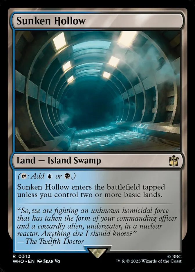 2023 Doctor Who Sunken Hollow #312 rare card image