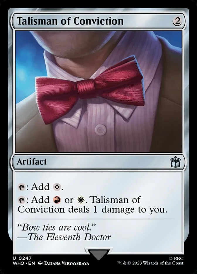 2023 Doctor Who Talisman of Conviction #247 uncommon card image