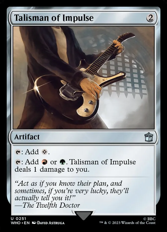 2023 Doctor Who Talisman of Impulse #251 uncommon card image