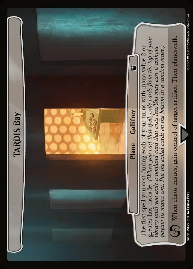2023 Doctor Who TARDIS Bay common #601 common card image
