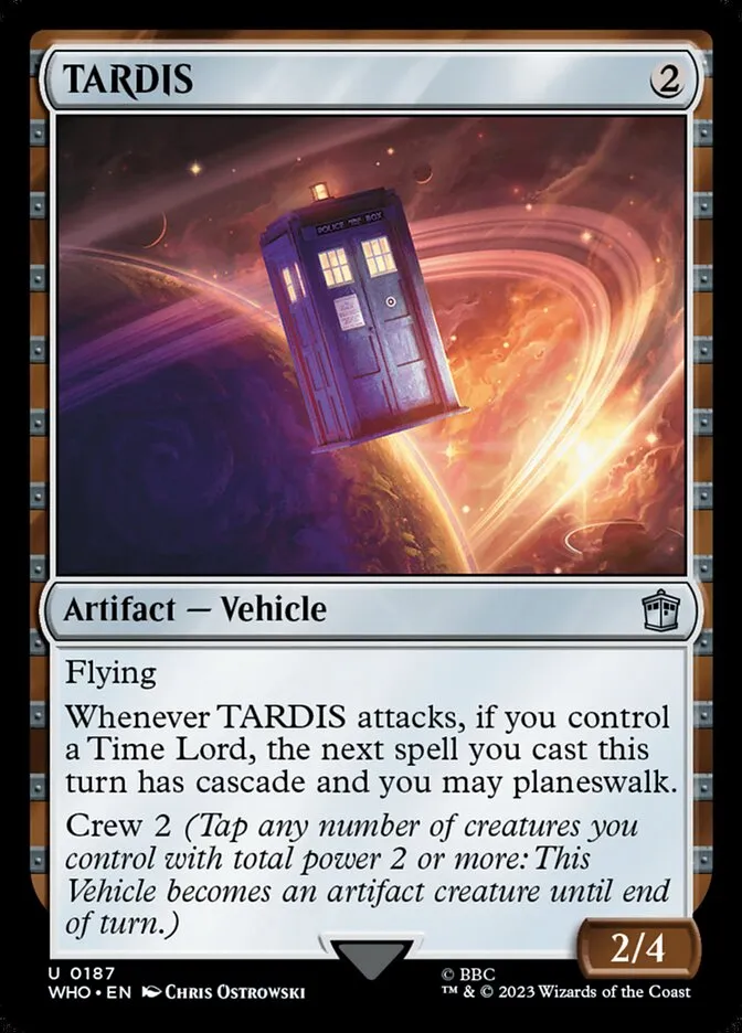 2023 Doctor Who TARDIS #187 uncommon card image