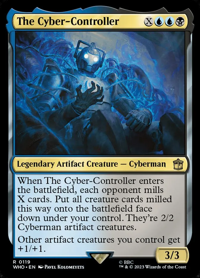 2023 Doctor Who The Cyber-Controller #119 rare card image
