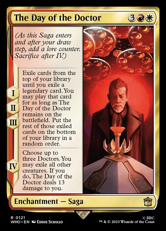 2023 Doctor Who The Day of the Doctor #121 rare card image