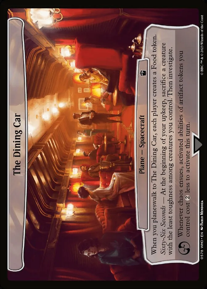 2023 Doctor Who The Dining Car common #578 common card image