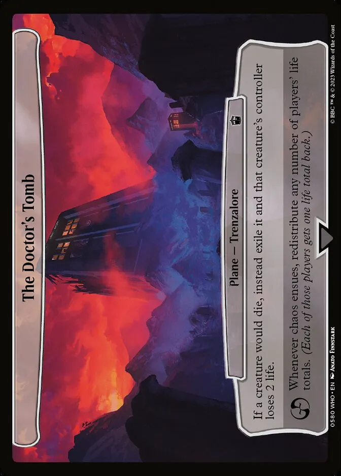 2023 Doctor Who The Doctor's Tomb common #580 common card image
