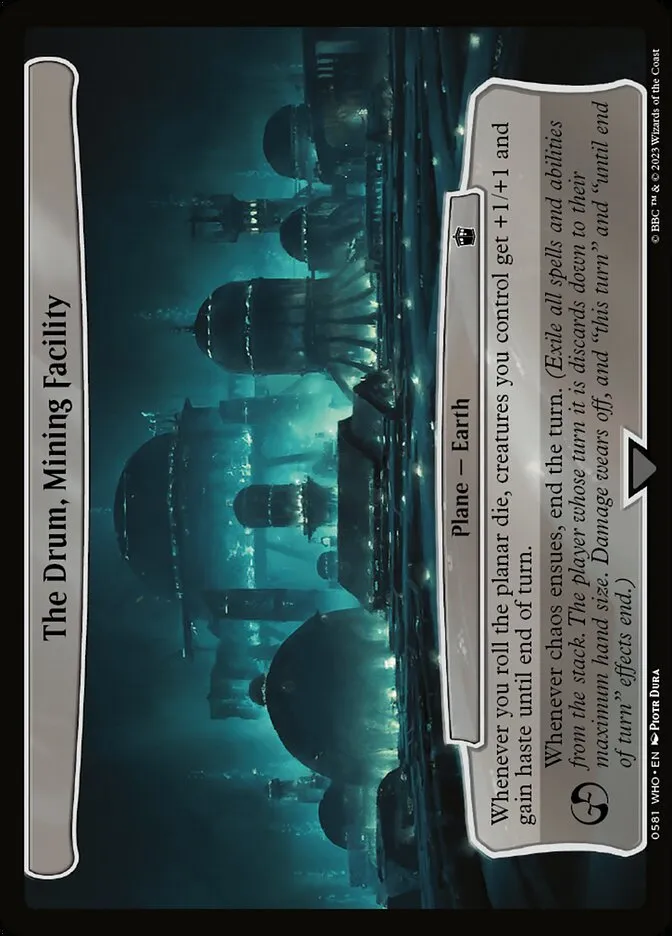 2023 Doctor Who The Drum, Mining Facility common #581 common card image