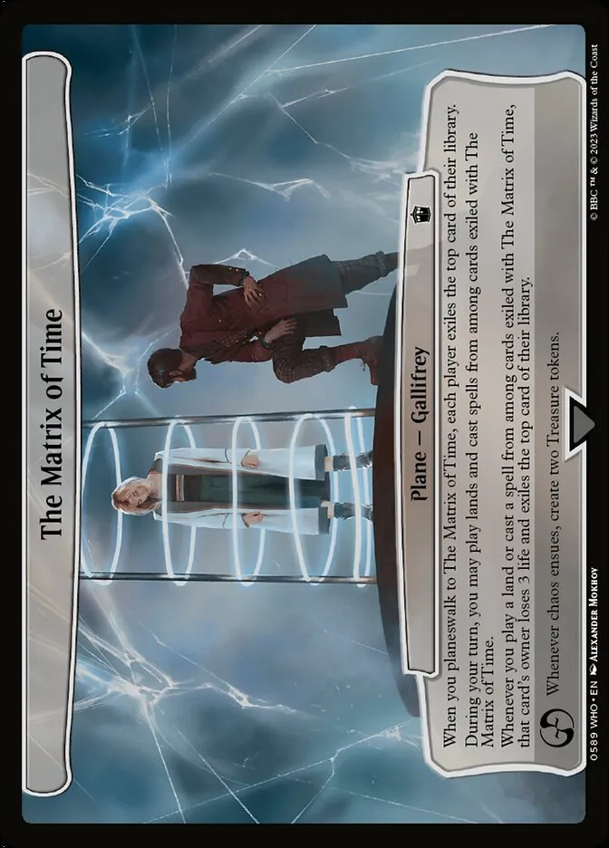 2023 Doctor Who The Matrix of Time common #589 common card image