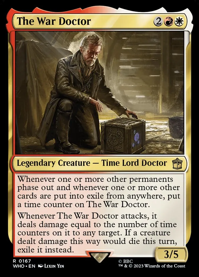 2023 Doctor Who The War Doctor #167 rare card image