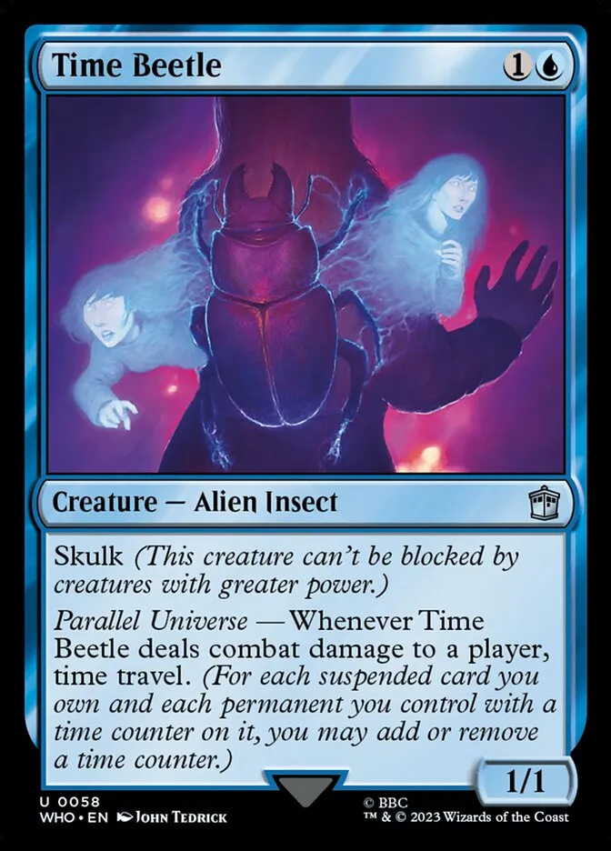 2023 Doctor Who Time Beetle uncommon #58 uncommon card image