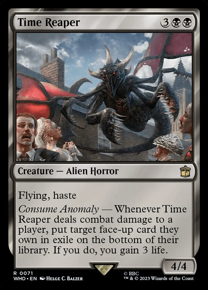 2023 Doctor Who Time Reaper #71 rare card image