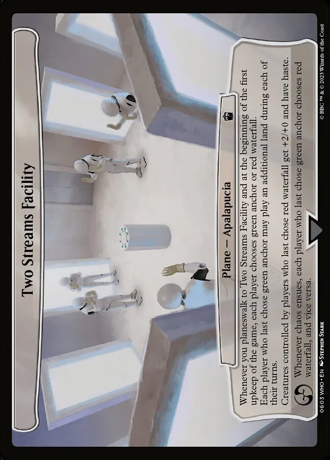 2023 Doctor Who Two Streams Facility common #603 common card image