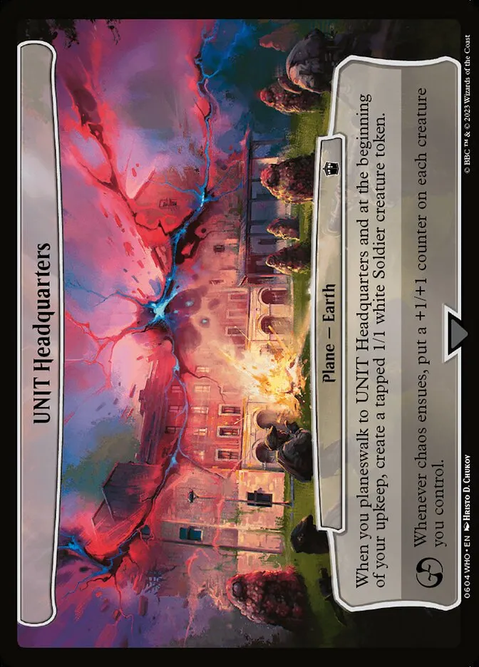 2023 Doctor Who UNIT Headquarters common #604 common card image