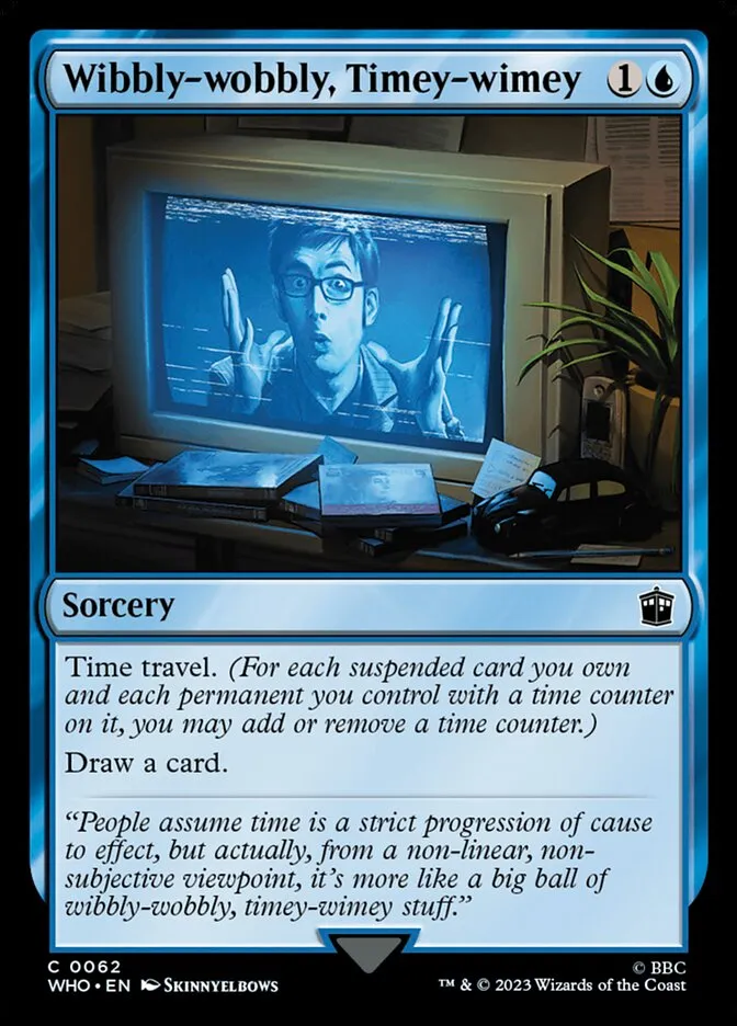 2023 Doctor Who Wibbly-wobbly, Timey-wimey common #62 common card image