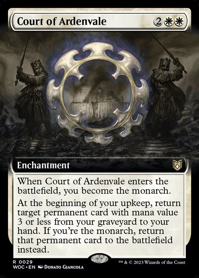 2023 Wilds of Eldraine Commander Court of Ardenvale rare #29 rare card image