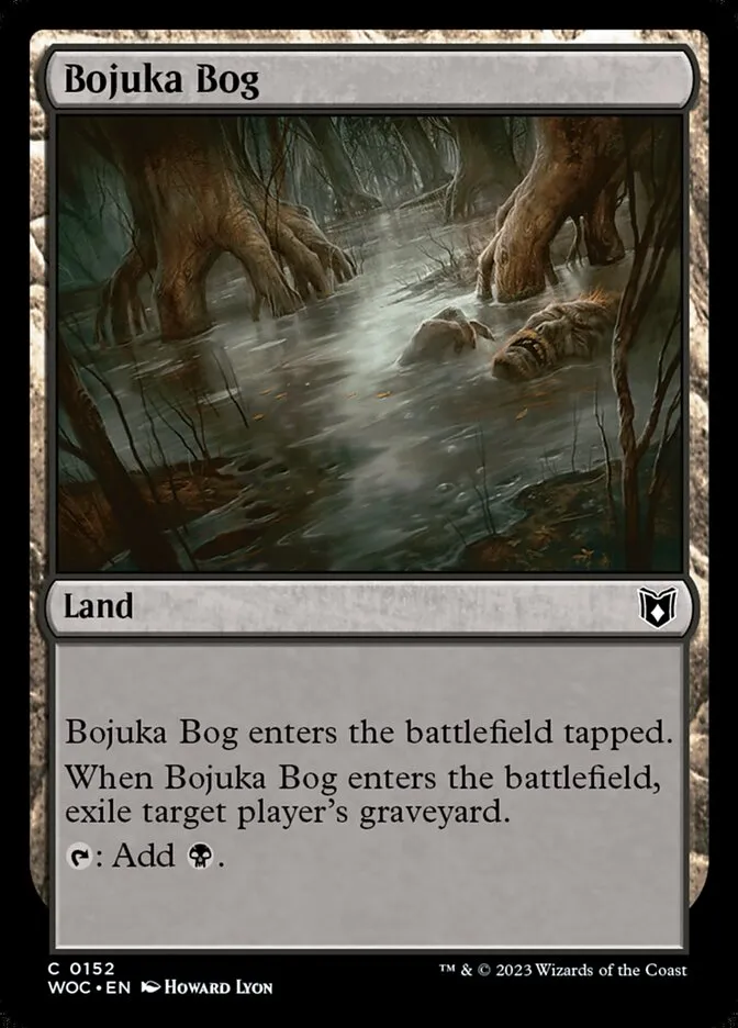 2023 Wilds of Eldraine Commander Bojuka Bog #152 common card image