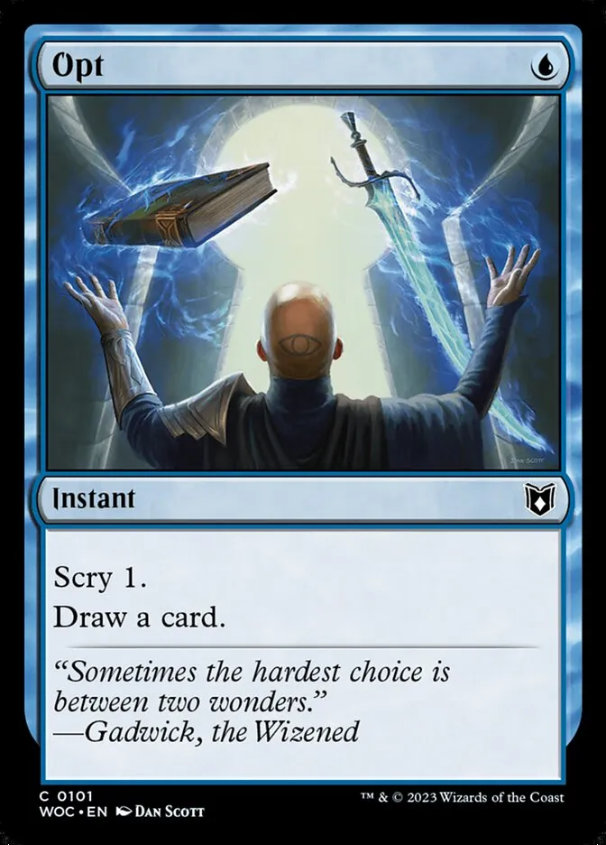 2023 Wilds of Eldraine Commander Opt common #101 common card image