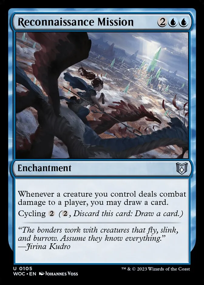 2023 Wilds of Eldraine Commander Reconnaissance Mission uncommon #105 uncommon card image