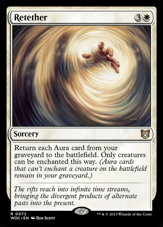 2023 Wilds of Eldraine Commander Retether rare #72 rare card image