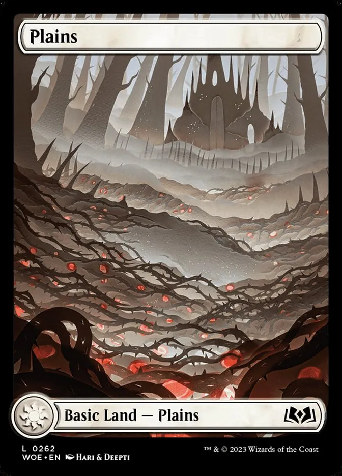 2023 Wilds of Eldraine Plains #262 common card image