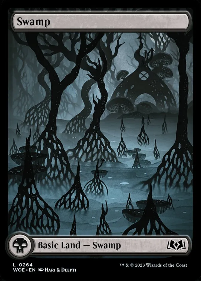2023 Wilds of Eldraine Swamp #264 common card image