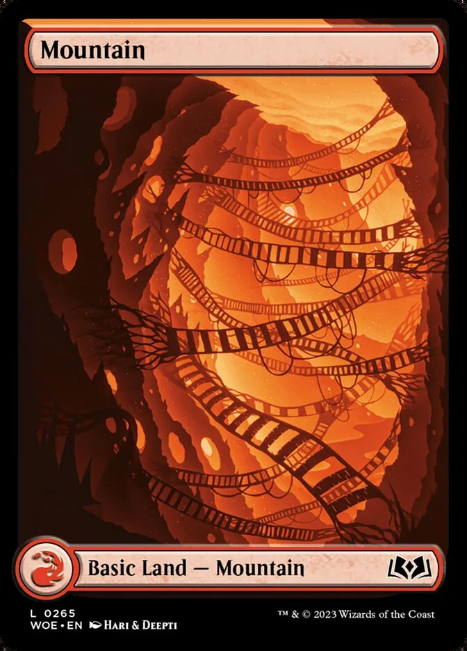 2023 Wilds of Eldraine Mountain #265 common card image