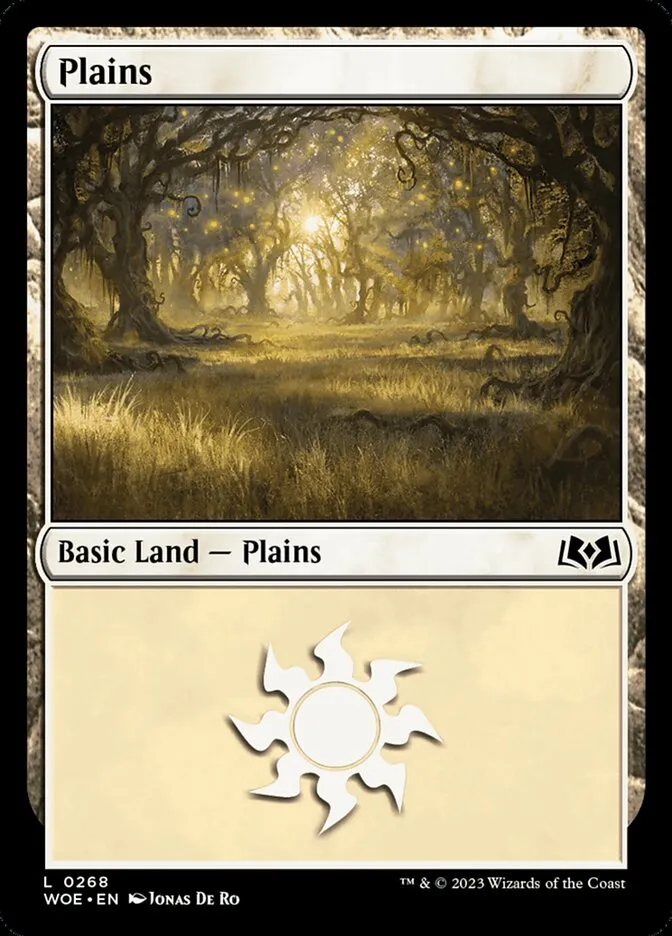 2023 Wilds of Eldraine Plains #268 common card image