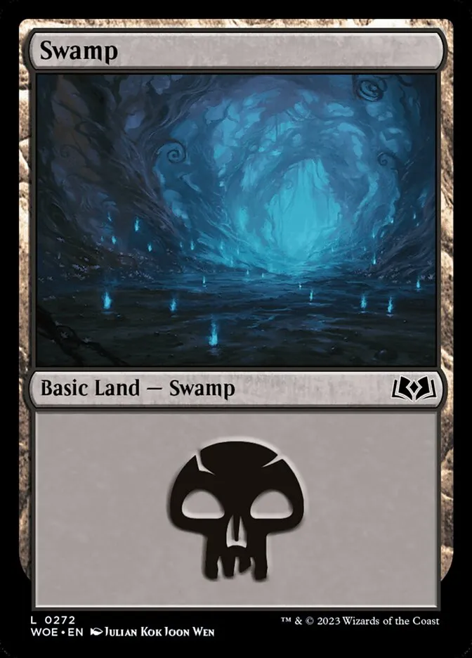 2023 Wilds of Eldraine Swamp #272 common card image