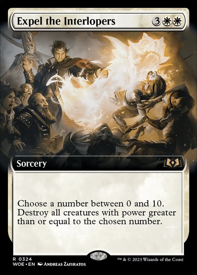 2023 Wilds of Eldraine Expel the Interlopers rare #324 rare card image