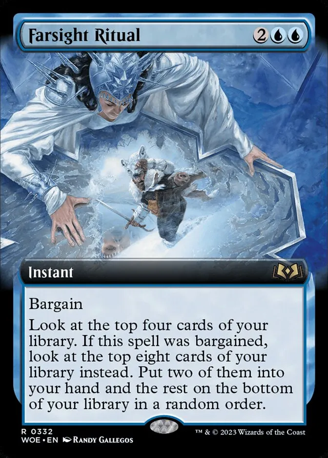 2023 Wilds of Eldraine Farsight Ritual rare #332 rare card image