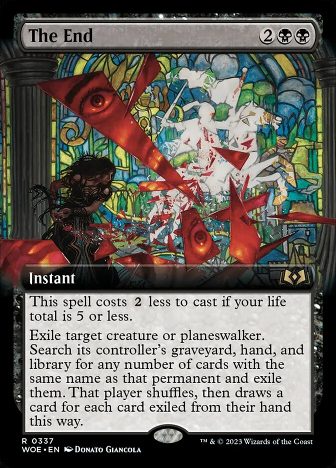2023 Wilds of Eldraine The End rare #337 rare card image