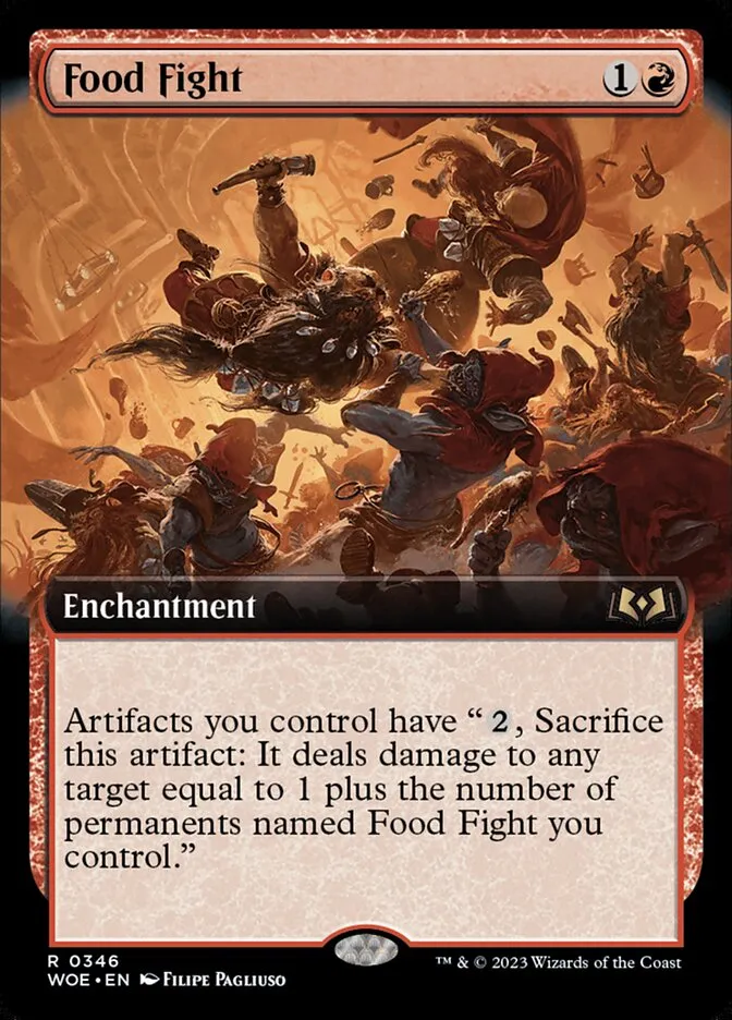 2023 Wilds of Eldraine Food Fight rare #346 rare card image