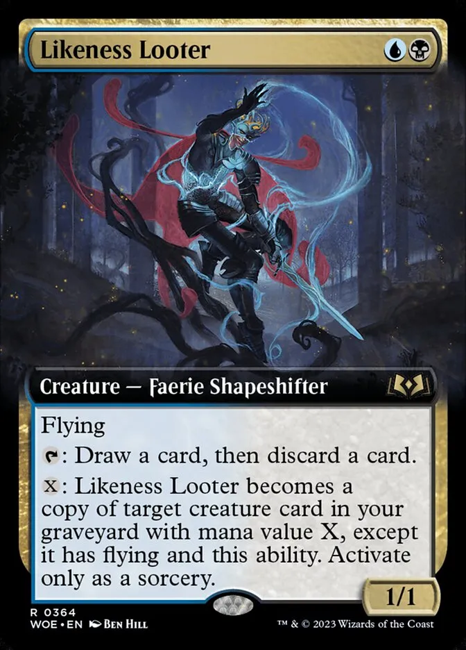 2023 Wilds of Eldraine Likeness Looter rare #364 rare card image