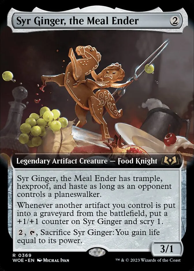2023 Wilds of Eldraine Syr Ginger, the Meal Ender rare #369 rare card image