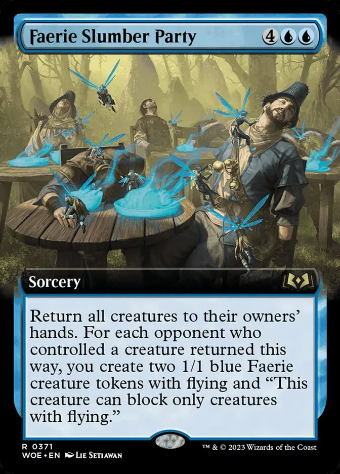 2023 Wilds of Eldraine Faerie Slumber Party rare #371 rare card image