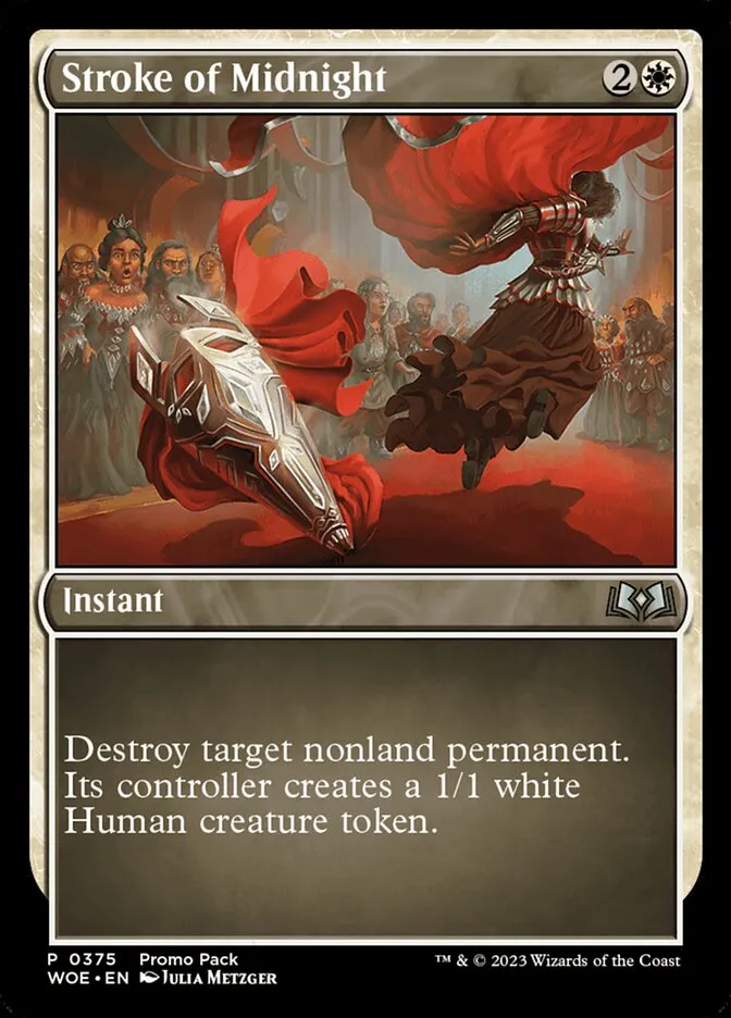 2023 Wilds of Eldraine Stroke of Midnight #375 uncommon card image