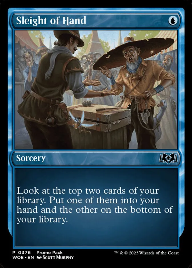 2023 Wilds of Eldraine Sleight of Hand #376 common card image