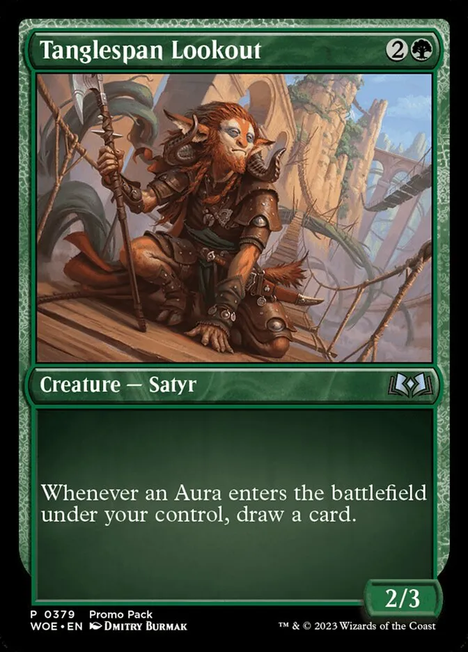 2023 Wilds of Eldraine Tanglespan Lookout #379 uncommon card image
