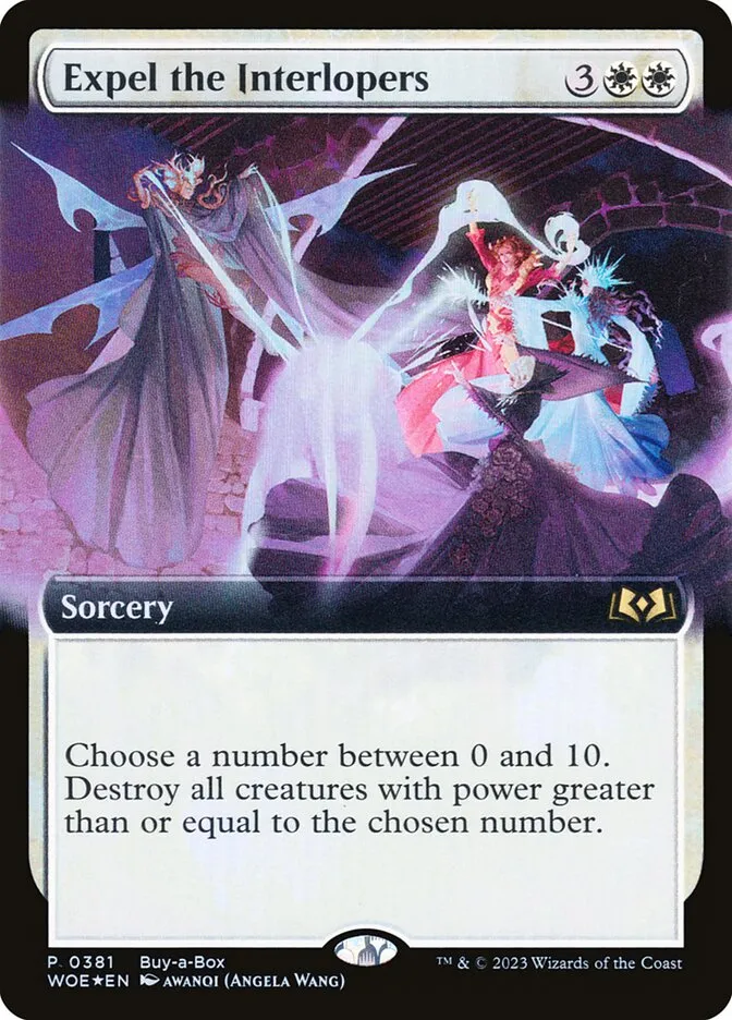2023 Wilds of Eldraine Expel the Interlopers #381 rare card image