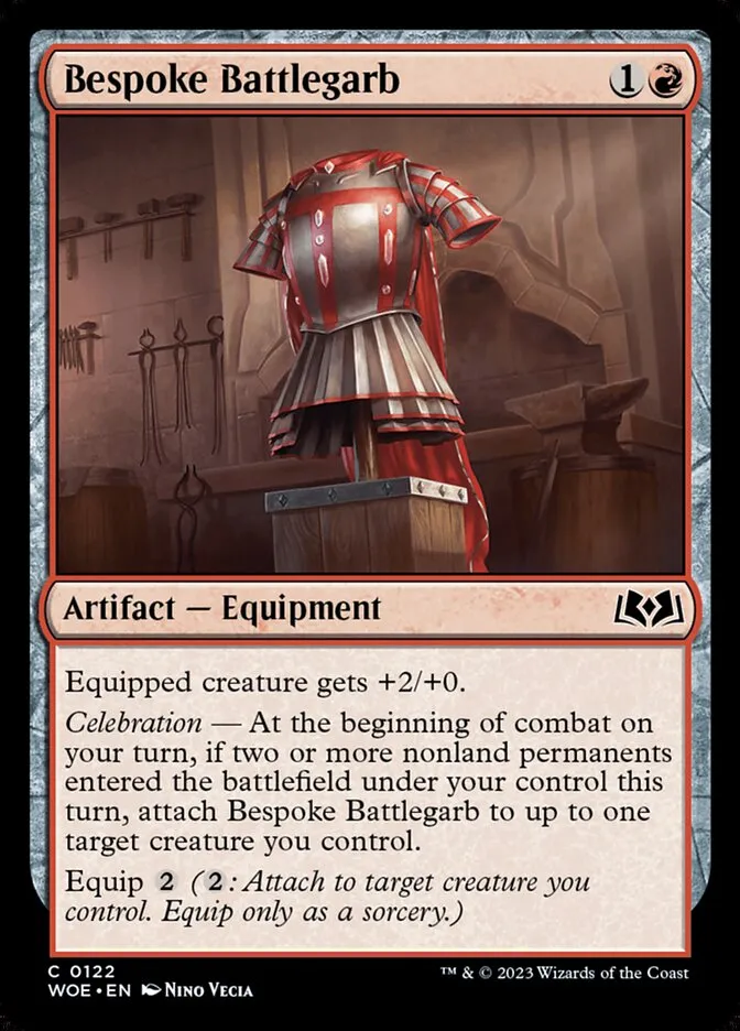 2023 Wilds of Eldraine Bespoke Battlegarb #122 common card image