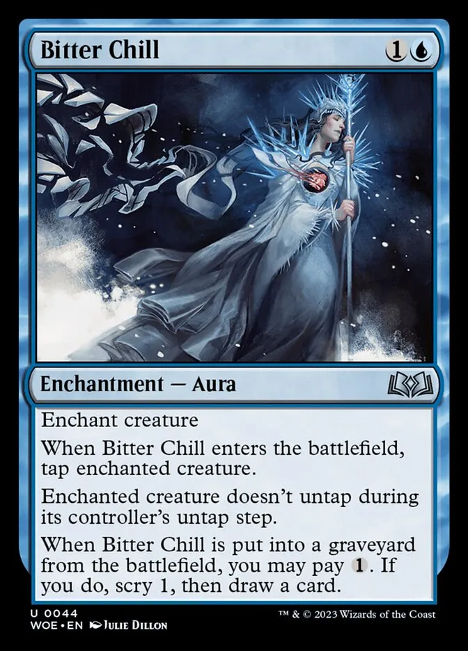 2023 Wilds of Eldraine Bitter Chill #44 uncommon card image