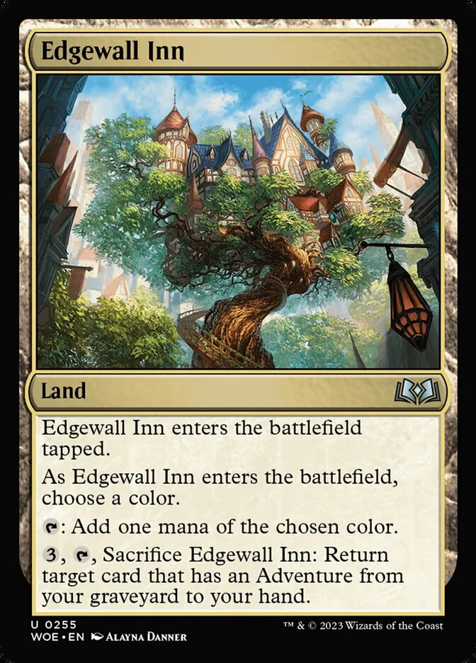 2023 Wilds of Eldraine Edgewall Inn #255 uncommon card image