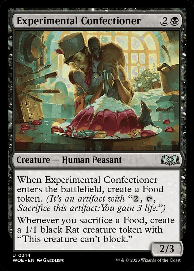 2023 Wilds of Eldraine Experimental Confectioner #314 uncommon card image
