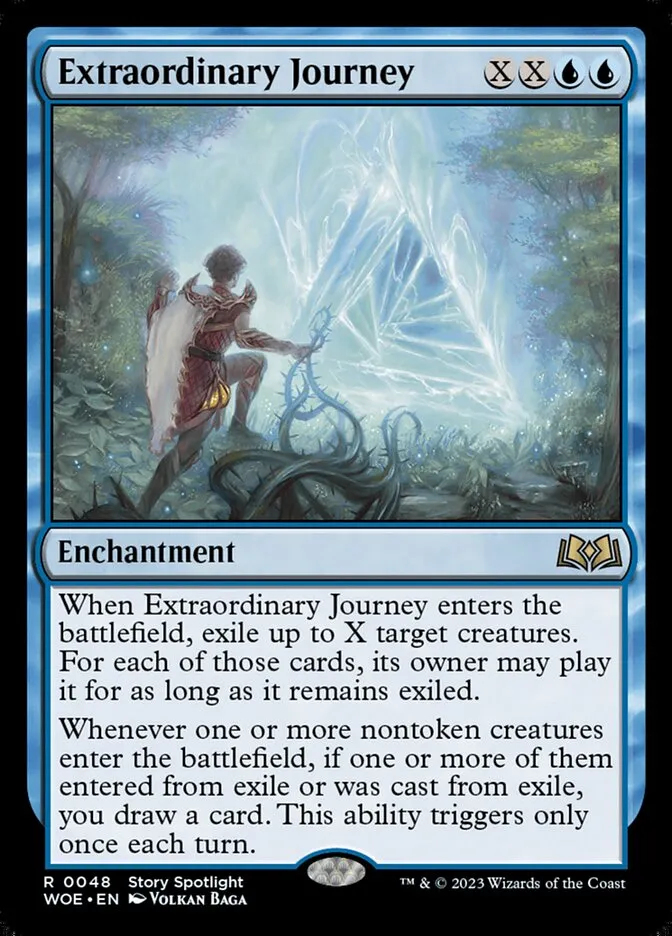 2023 Wilds of Eldraine Extraordinary Journey #48 rare card image