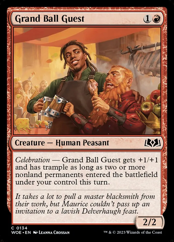 2023 Wilds of Eldraine Grand Ball Guest #134 common card image