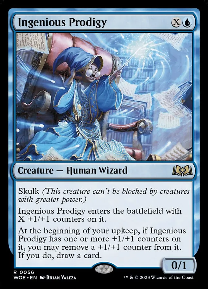 2023 Wilds of Eldraine Ingenious Prodigy #56 rare card image