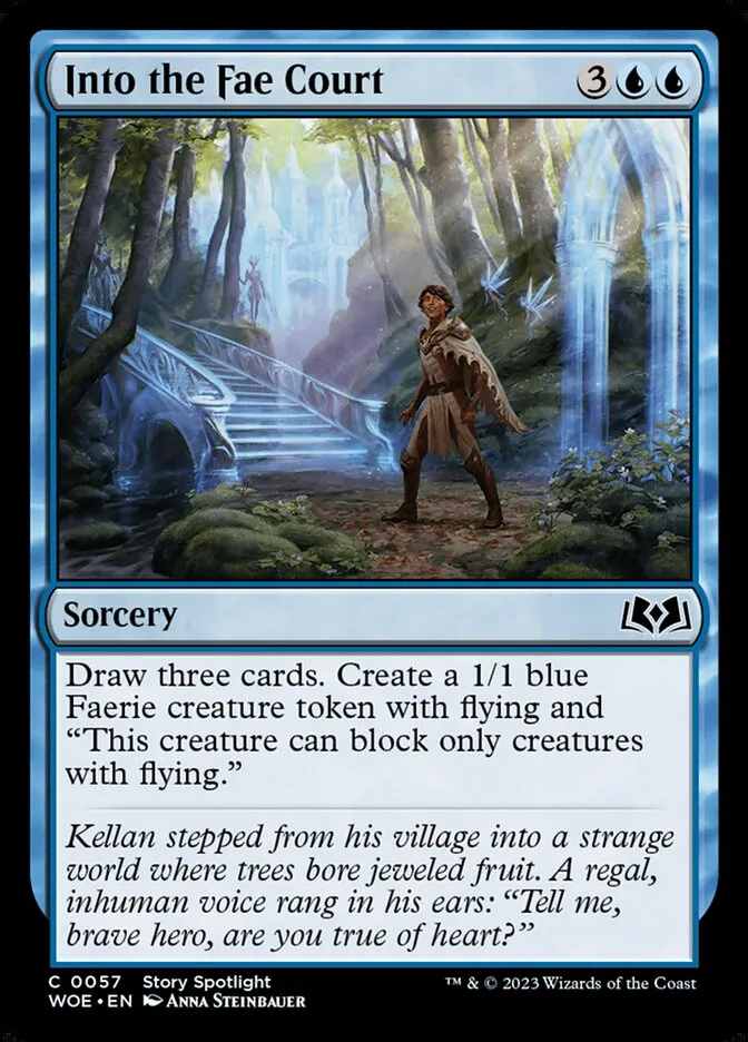 2023 Wilds of Eldraine Into the Fae Court #57 common card image