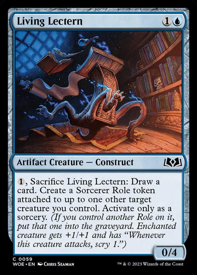 2023 Wilds of Eldraine Living Lectern #59 common card image